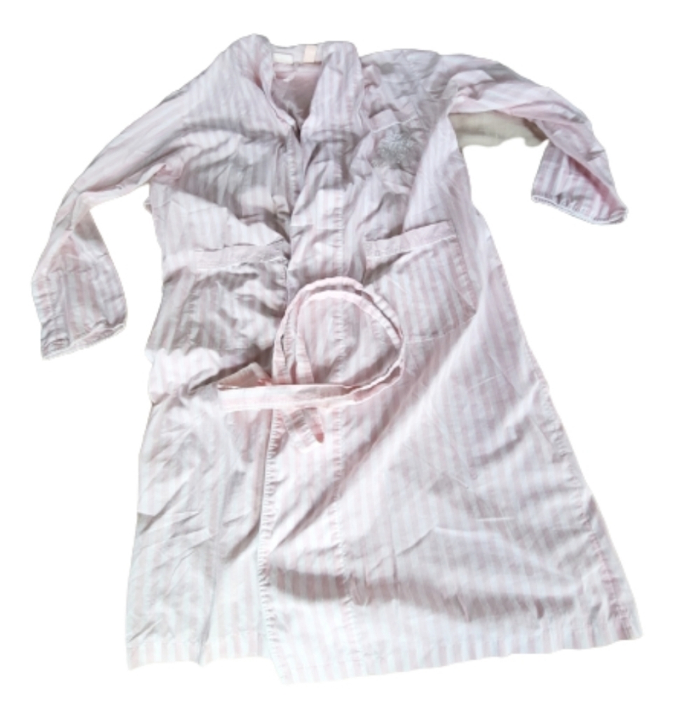 ADONNA | women's striped robe | size M